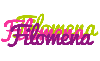 Filomena flowers logo