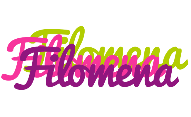 Filomena flowers logo