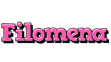 Filomena girlish logo