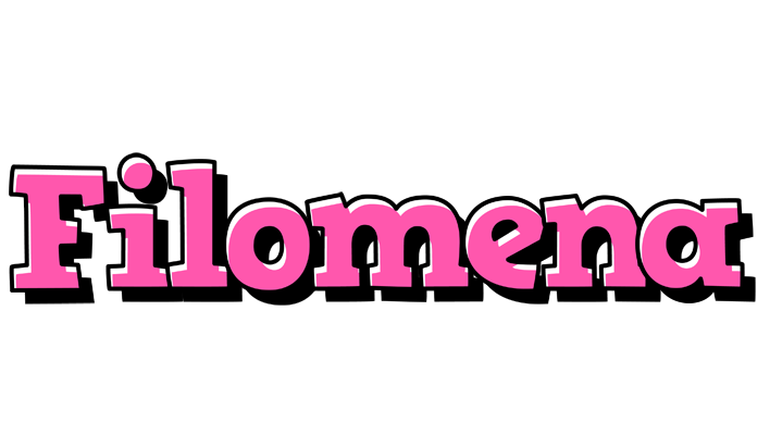 Filomena girlish logo