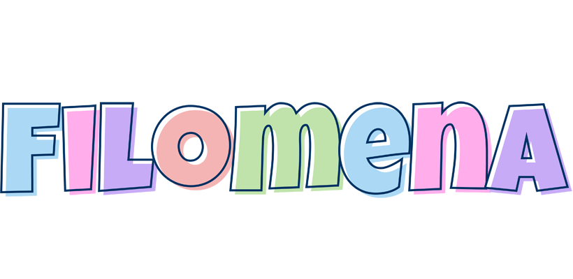Filomena pastel logo