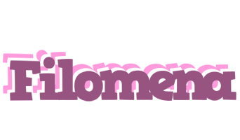 Filomena relaxing logo