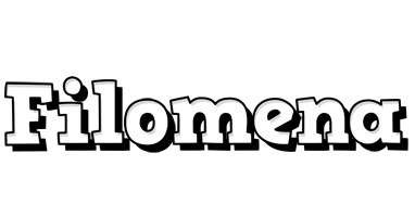 Filomena snowing logo