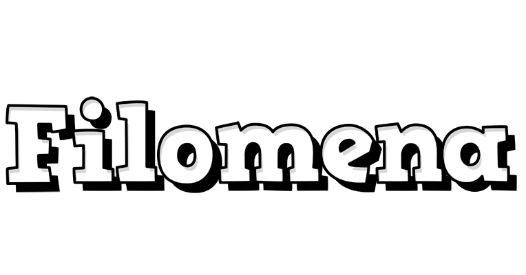 Filomena snowing logo