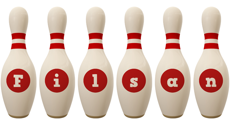 Filsan bowling-pin logo