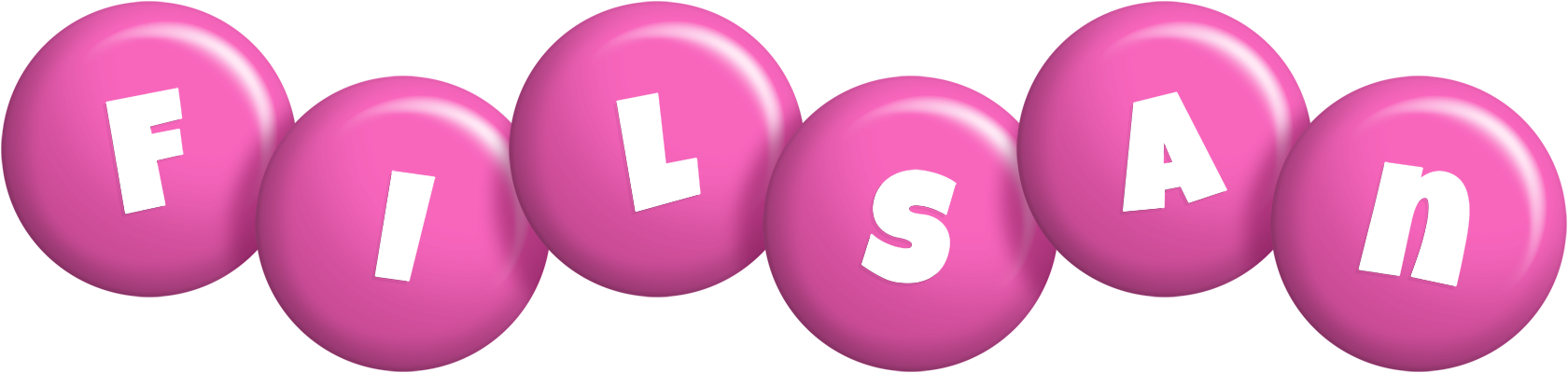Filsan candy-pink logo