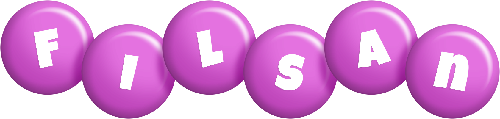 Filsan candy-purple logo