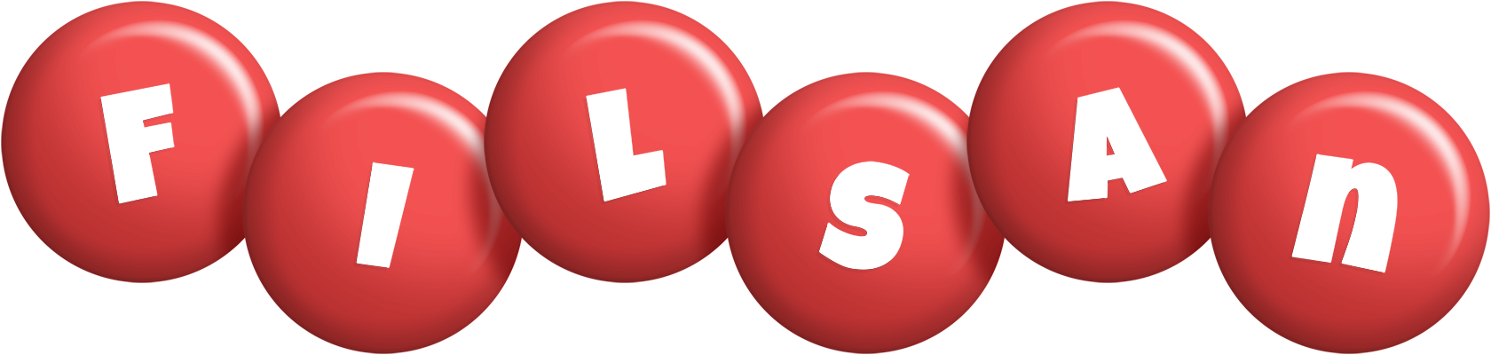 Filsan candy-red logo