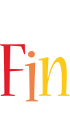 Fin birthday logo