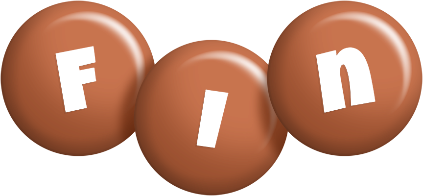 Fin candy-brown logo