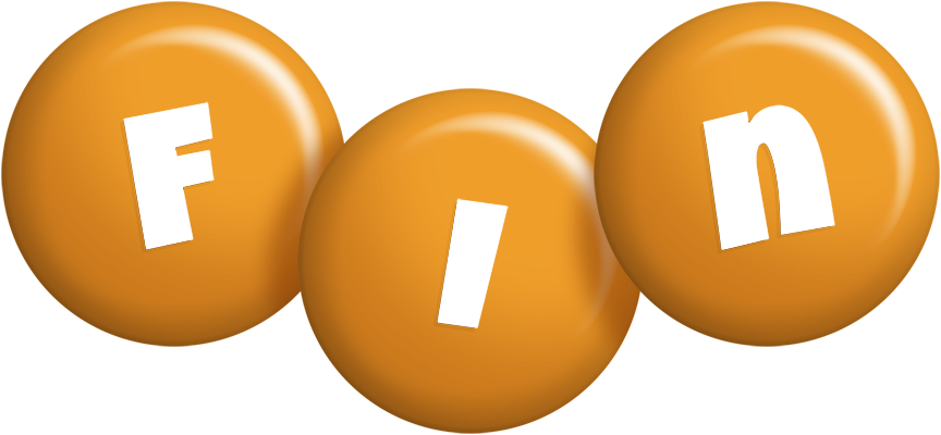 Fin candy-orange logo