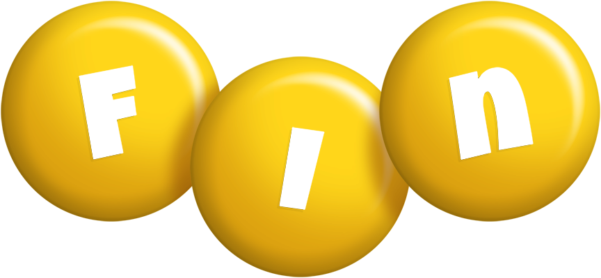 Fin candy-yellow logo