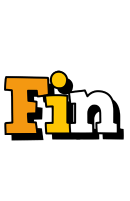 Fin cartoon logo