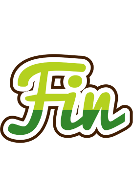 Fin golfing logo