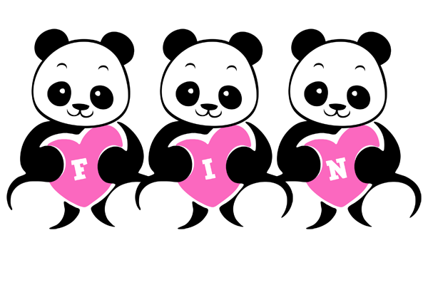 Fin love-panda logo
