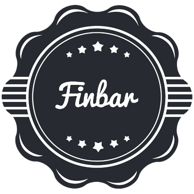 Finbar badge logo