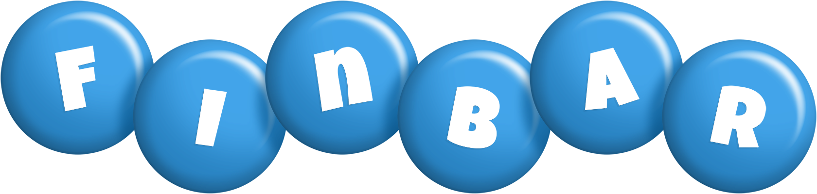 Finbar candy-blue logo