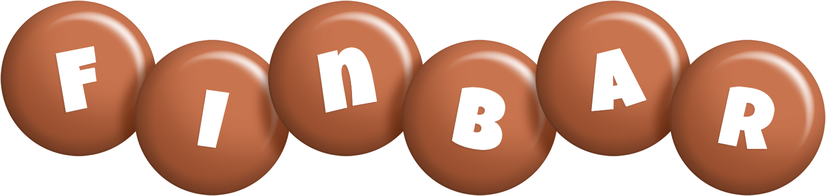 Finbar candy-brown logo