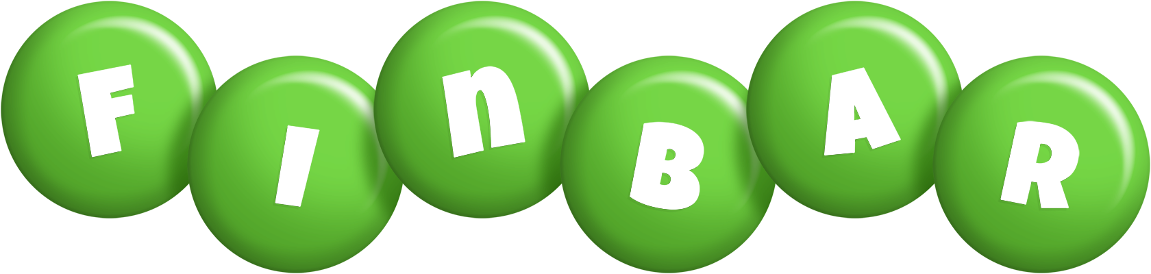 Finbar candy-green logo