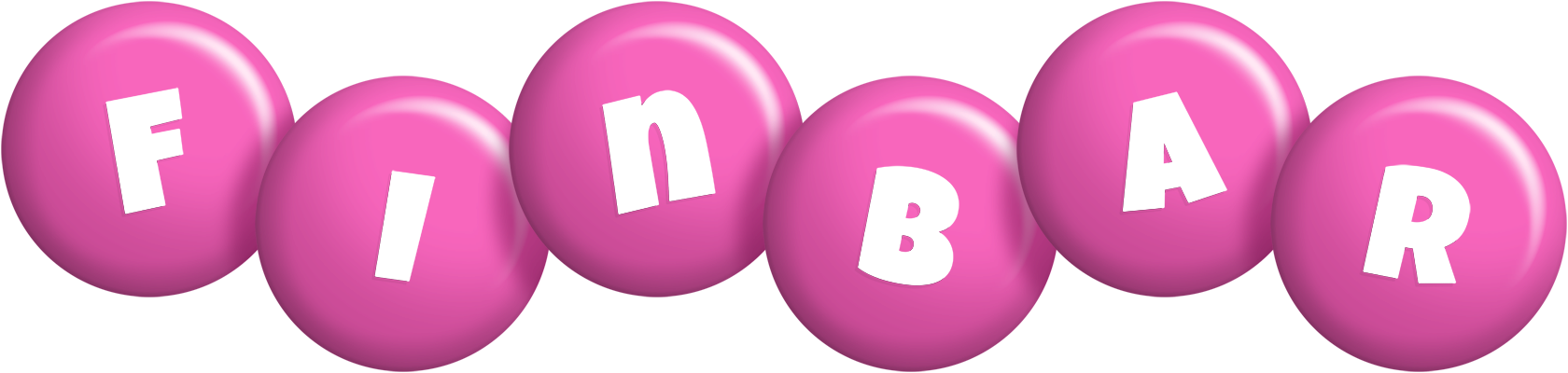 Finbar candy-pink logo