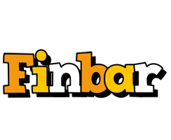 Finbar cartoon logo