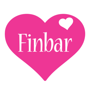 Finbar love-heart logo