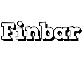 Finbar snowing logo