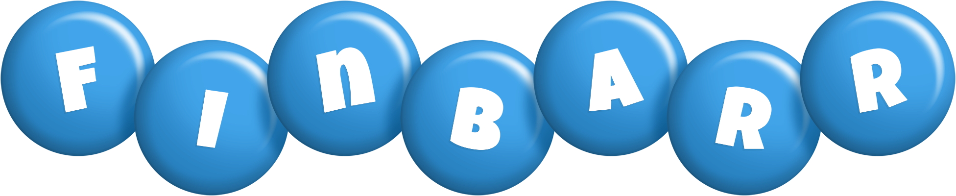 Finbarr candy-blue logo