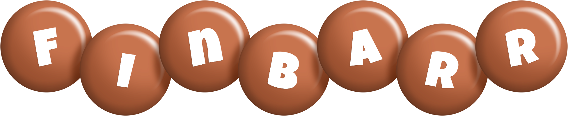 Finbarr candy-brown logo