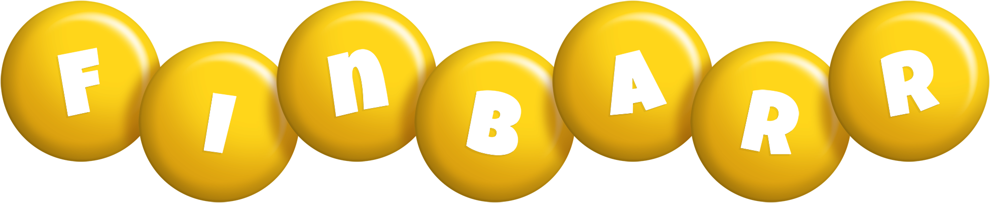 Finbarr candy-yellow logo