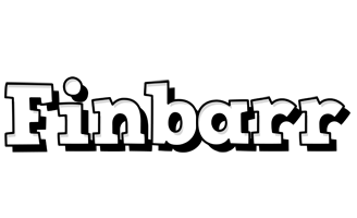 Finbarr snowing logo