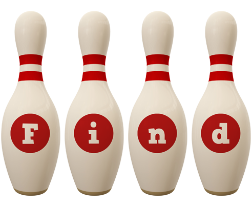 Find bowling-pin logo