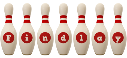 Findlay bowling-pin logo