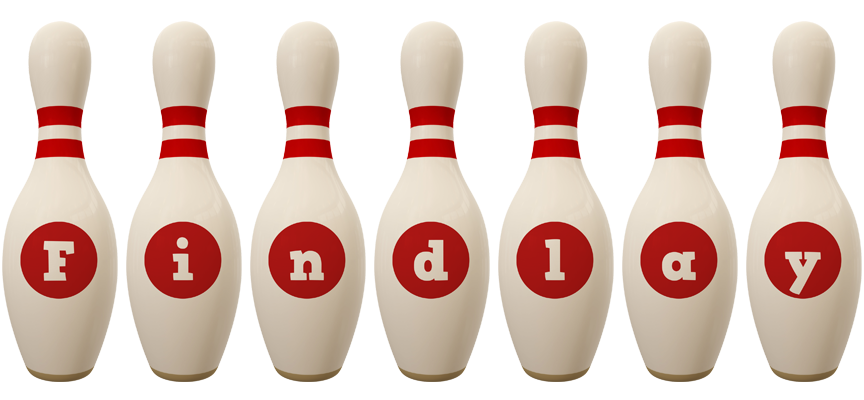 Findlay bowling-pin logo
