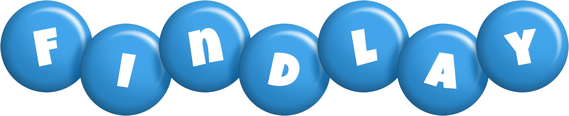 Findlay candy-blue logo