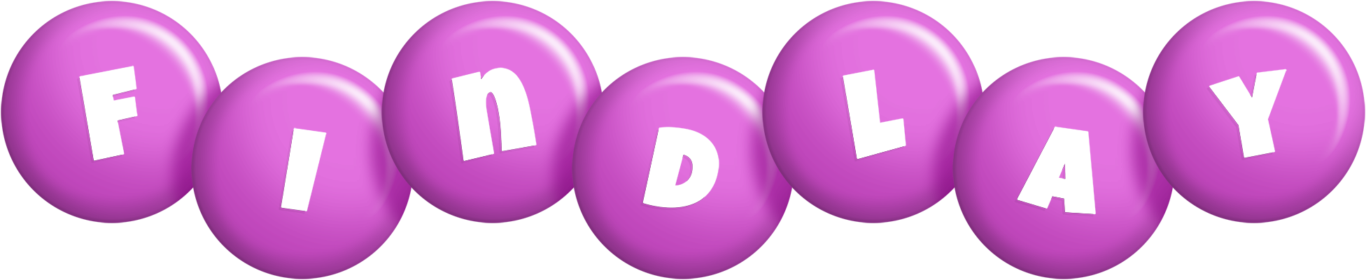 Findlay candy-purple logo