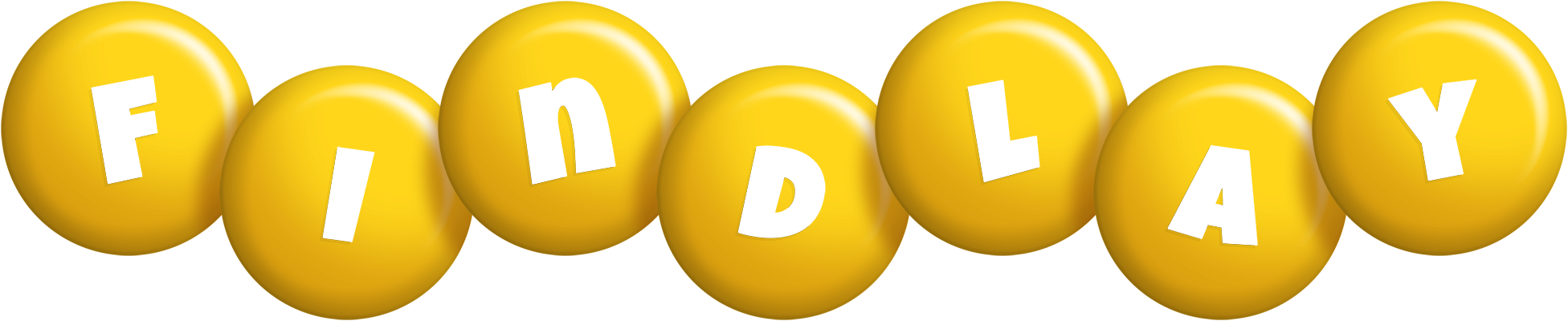 Findlay candy-yellow logo