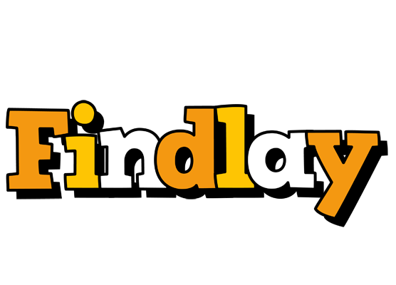 Findlay cartoon logo