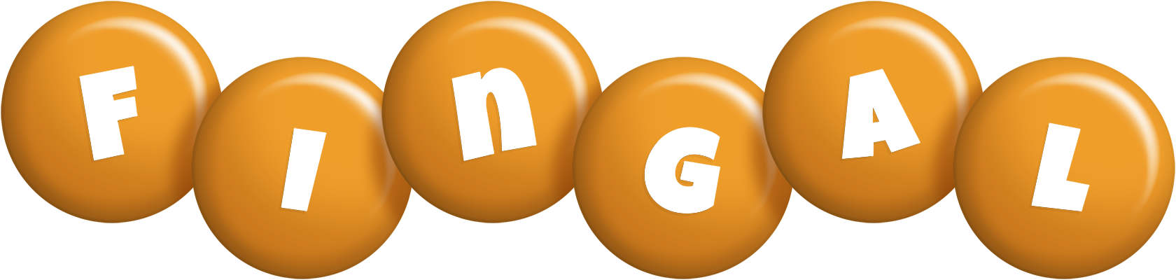 Fingal candy-orange logo