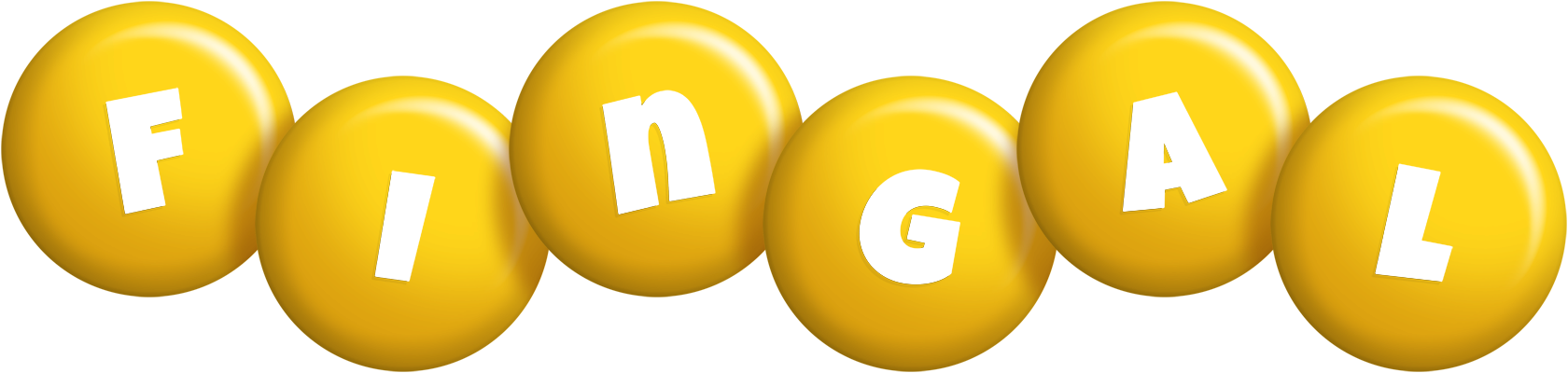 Fingal candy-yellow logo