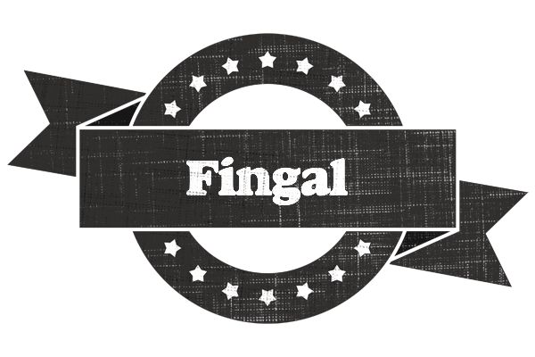 Fingal grunge logo