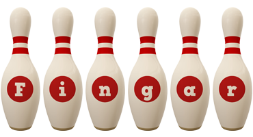 Fingar bowling-pin logo