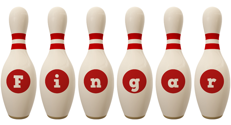 Fingar bowling-pin logo