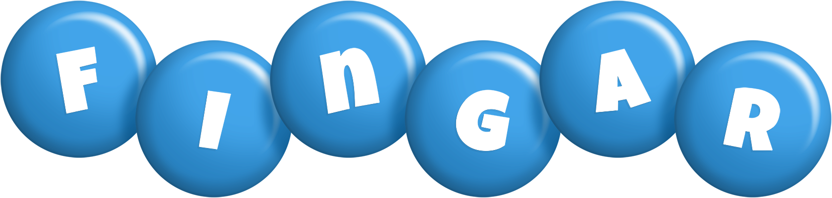 Fingar candy-blue logo