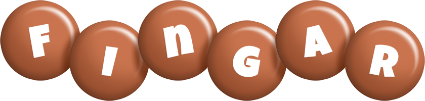 Fingar candy-brown logo