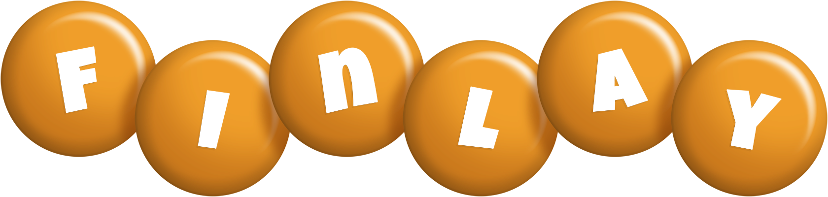Finlay candy-orange logo