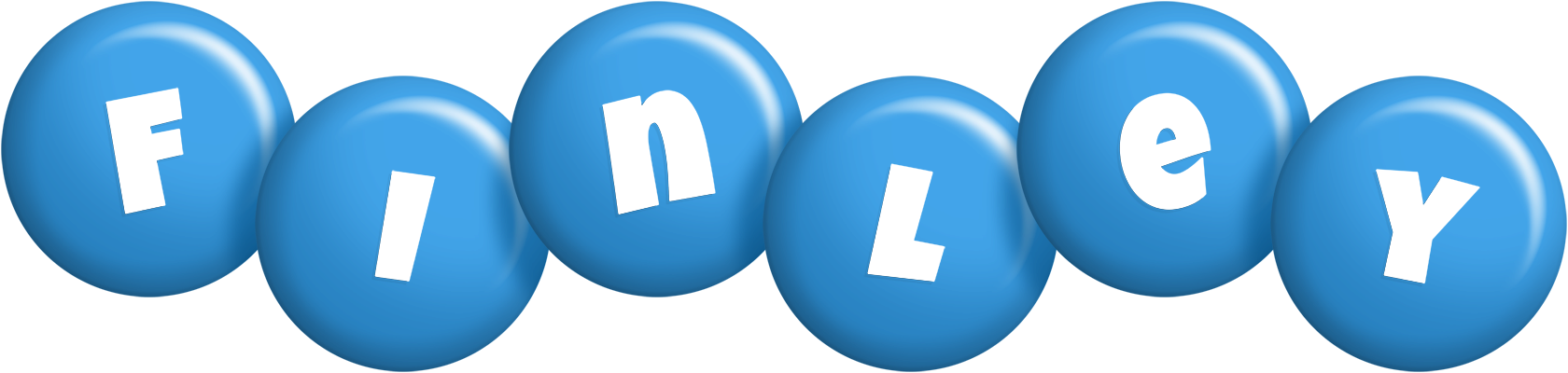 Finley candy-blue logo