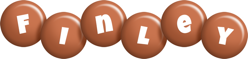 Finley candy-brown logo