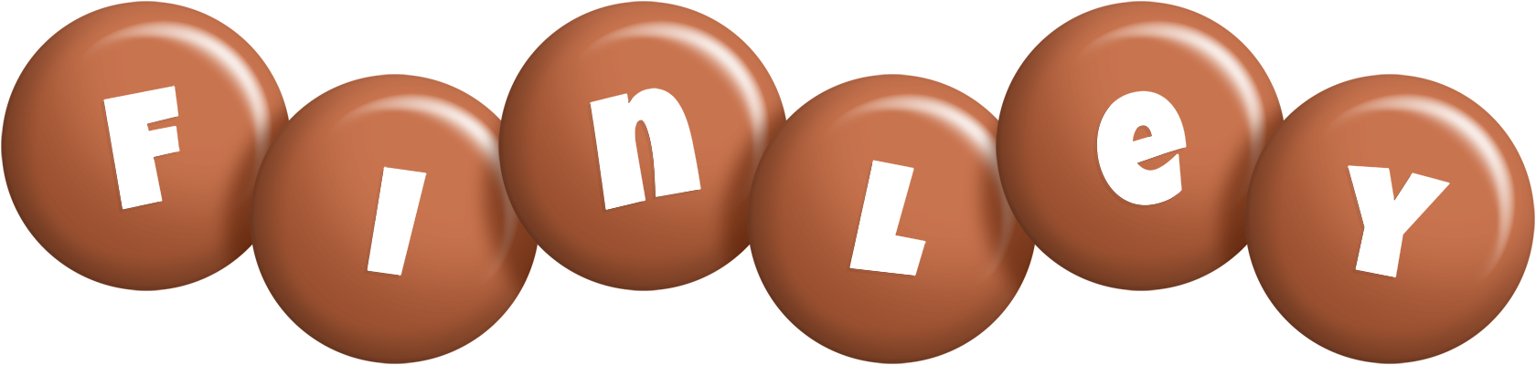 Finley candy-brown logo