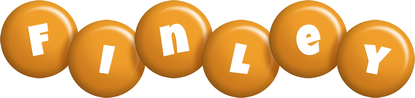 Finley candy-orange logo